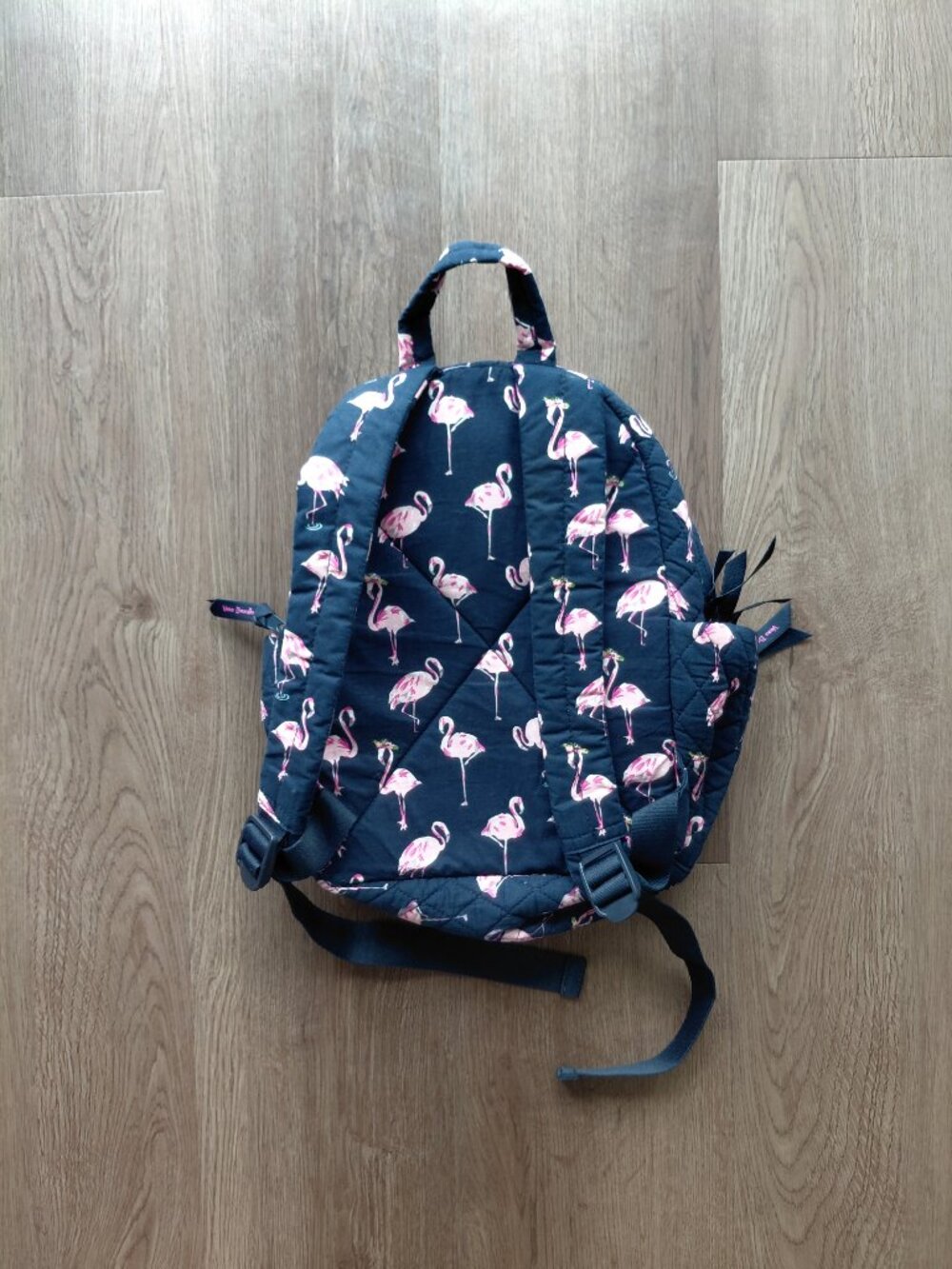 Vera Bradley Flamingo Pattern Mini Backpack - Picture 6 of 6